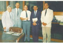 ביקורו של מזכ״ל המרכז משה כהן בארגנטינה שנת 1986